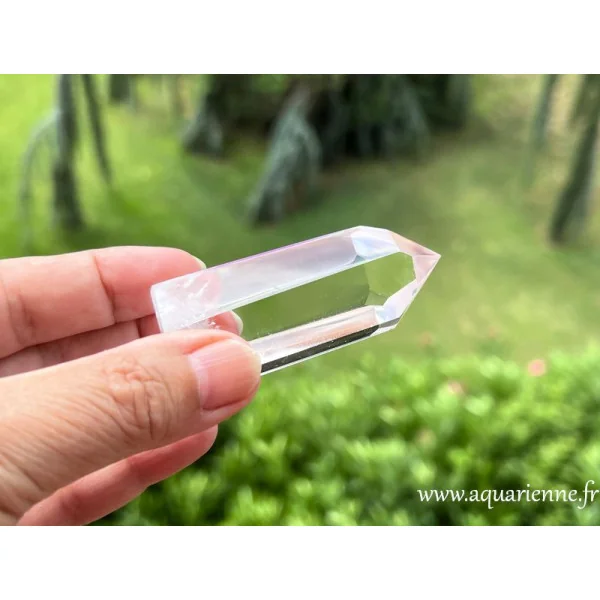 Cristal Maître en Quartz clair pour méditation et guérison énergétique