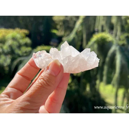 Pierre naturelle Cristal de Roche, druse unique