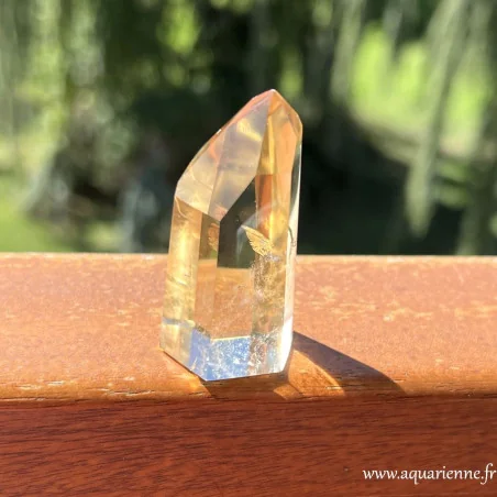 Prisme de Citrine de Madagascar. Pièce unique.