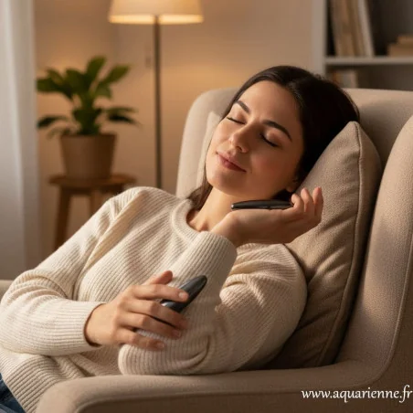 Utilisation de navettes en Hématite magnétique pour la relaxation énergétique