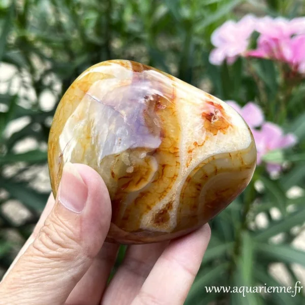 Ce galet de Cornaline naturelle est une pièce unique. Vous recevrez la pierre de cornaline présentée sur les photos