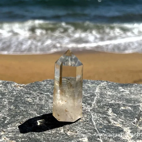 Prisme citrine naturelle de Madagascar - Joie, optimisme, abondance - Pièce unique