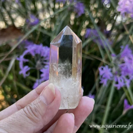 Pièce unique de Madagascar pointe Citrine naturelle non chauffée de 6,7 cm et 70 g