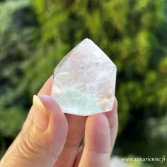 Quartz à fantôme Fuchsite de Madagascar pièce unique