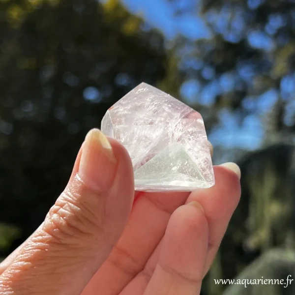 Quartz Fuchsite - Prisme 35 mm| 54g - Pièce unique