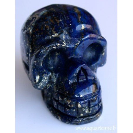 Crâne de Cristal en Lapis-Lazuli