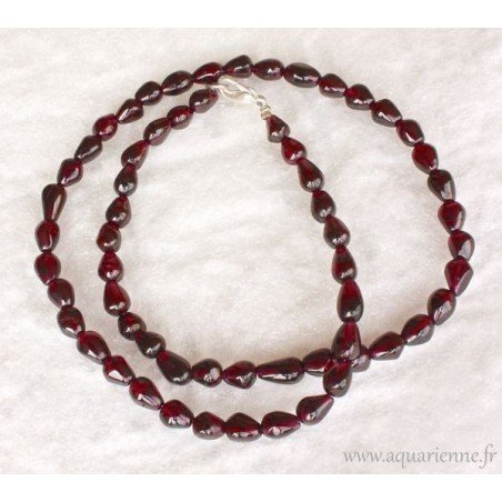 Collier en Gouttes de Grenat