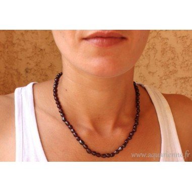 Collier en Gouttes de Grenat