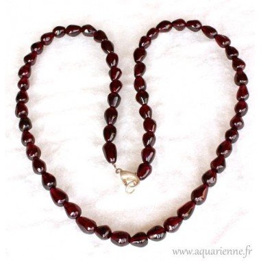 Collier en Gouttes de Grenat