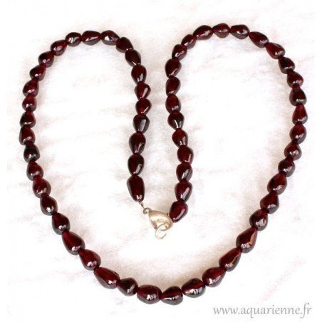Collier en Gouttes de Grenat