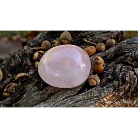 Galet Quartz rose de Madagascar