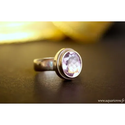 Bague Améthyste et Argent 925