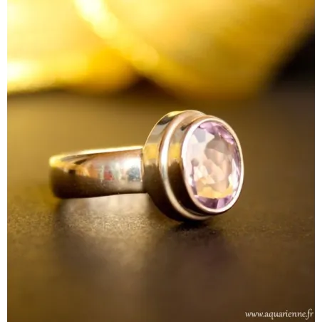 Bague Améthyste et Argent 925