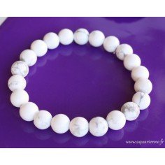 Bracelet Howlite Blanche