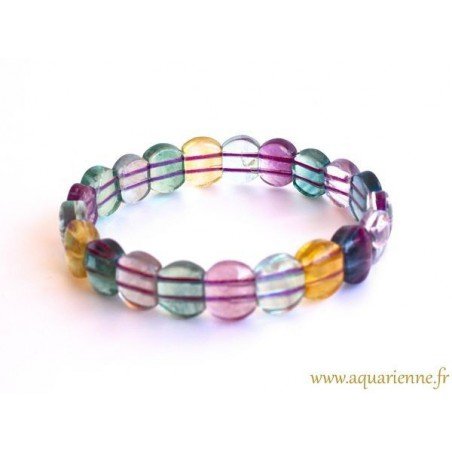 Bracelet Fluorite Multicolore