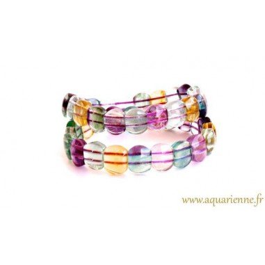 Bracelet Fluorite Multicolore