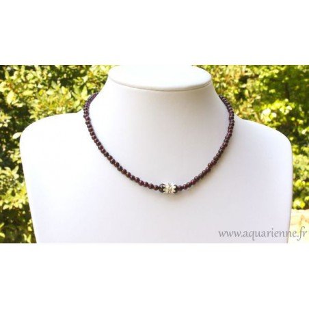 Collier Grenat Rouge "Maharani"