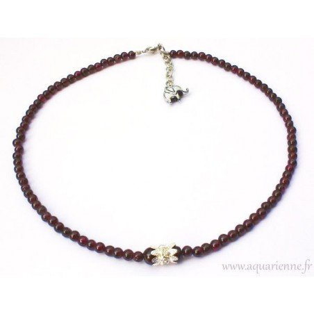 Collier Grenat Rouge "Maharani"