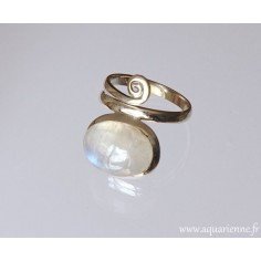 Bague Argent 925 et Pierre de Lune