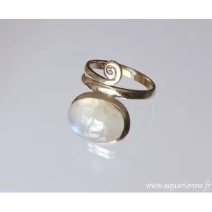 Bague Argent 925 et Pierre de Lune