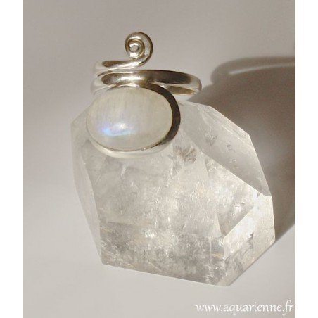 Bague Argent 925 et Pierre de Lune