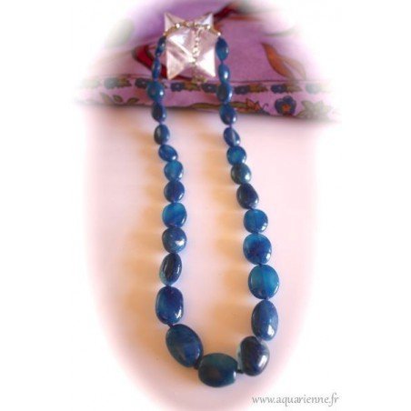 Collier Aventurine bleue 