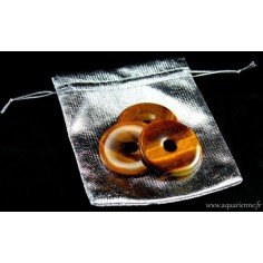 Donut / Disque Pi en Œil de Tigre 40mm