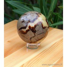 Sphère en Septaria de Madagascar (diamètre 6,6 cm)