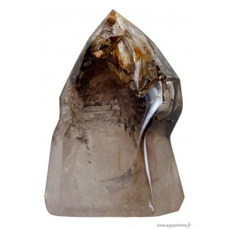 Quartz Fumé Sceptre fantôme à inclusions de 1,830 kg