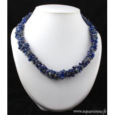 Collier Tresse en Lapis-Lazuli