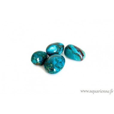 Chrysocolle, pierres roulées de 20 à 40 mm vendues à l'unité que vous pouvez acheter dès maintenant. Lithothérapie.
