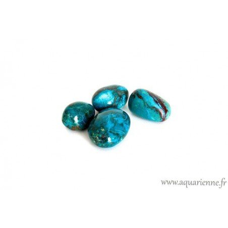 Chrysocolle, pierres roulées de 20 à 40 mm vendues à l'unité que vous pouvez acheter dès maintenant. Lithothérapie.