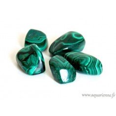 Malachite Pierre roulée naturelle