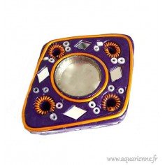 Porte encens losange violet