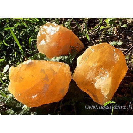 Calcite Orange brute