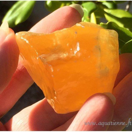 Calcite Orange brute