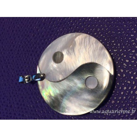 Pendentif Nacre Yin Yang