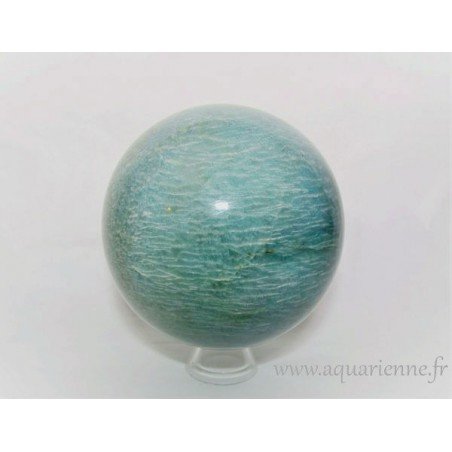 Boule en Amazonite Pierre d'harmonie très apaisante sur Aquarienne.fr