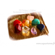 Kit pierres 7 chakras