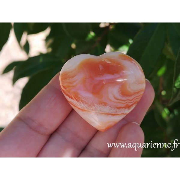 Joli coeur de Cornaline