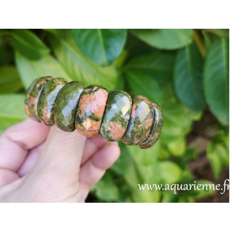 Bracelet mixte Unakite