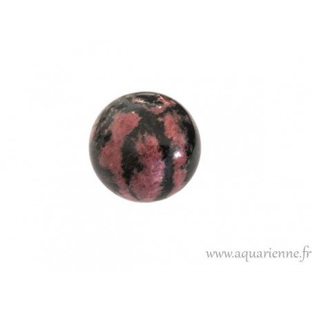 Sphère Rhodonite pierre d'estime de soi sur Aquarienne.fr