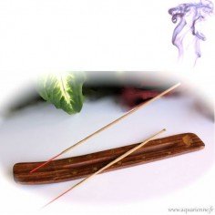Porte Encens Bois Motif Symbolique