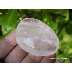 Galet poli de Cristal de roche - 70g
