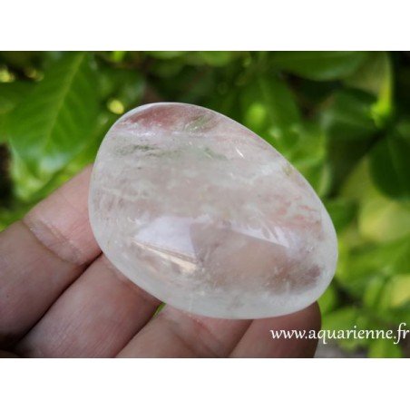 Galet poli de Cristal de roche - 70g