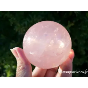 Quartz rose étoilé - Sphère 67 mm de diamètre