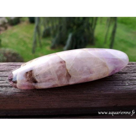 Baguette d'énergie et massage en Améthyste à chevrons ≡ Aquarienne.fr