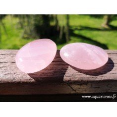 Galet Quartz rose de Madagascar de 50 à 60 grammes