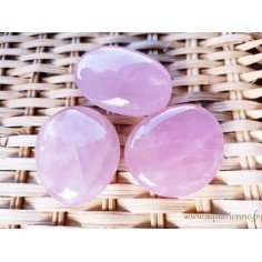 Galet quartz rose de 60 à 70g qualité extra