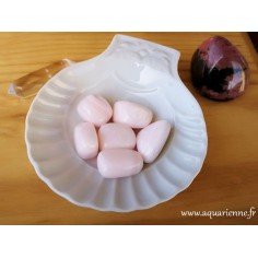 Pierre roulée de Manganocalcite du Pérou · 20 à 25g